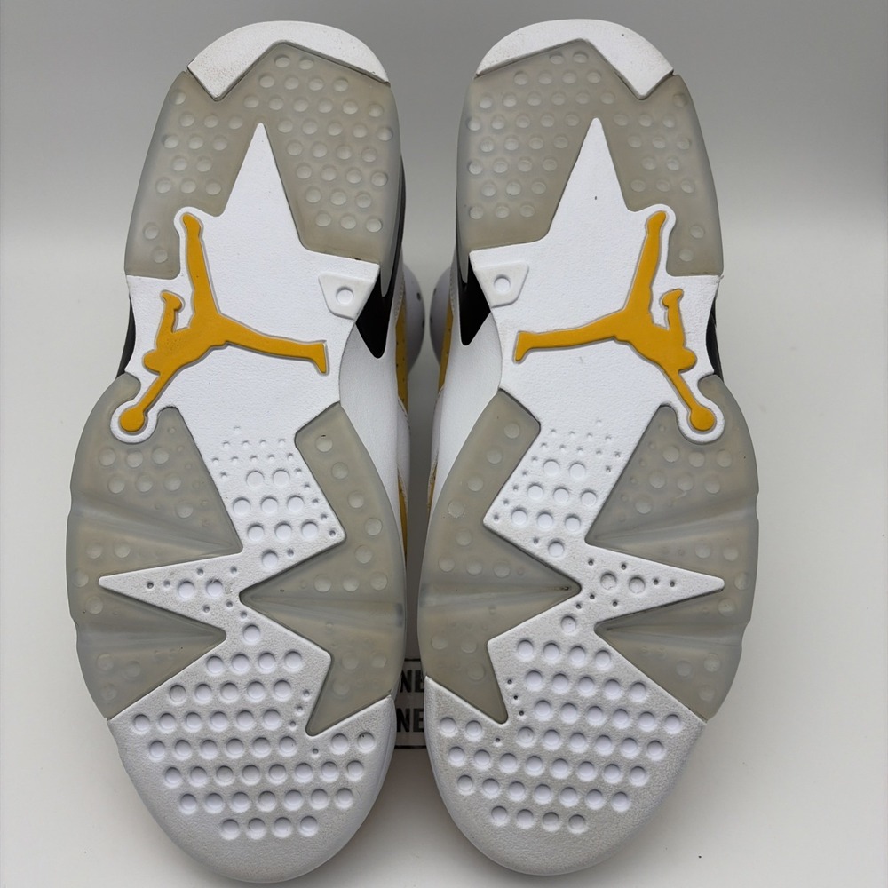 Jordan 6 Retro Yellow Ochre Mens Size 10 Sneaker CT8529-170 - Picture 7 of 8
